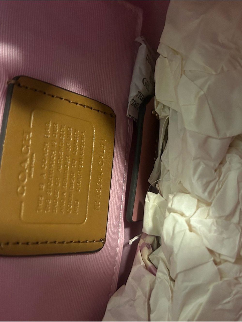 Coach Small pink Shoulder Bag - Picture 6 of 6